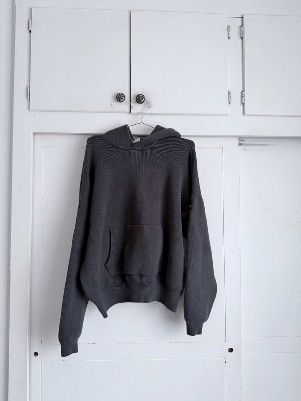 Alo Yoga Scholar Hoodied Sweater - Anthracite